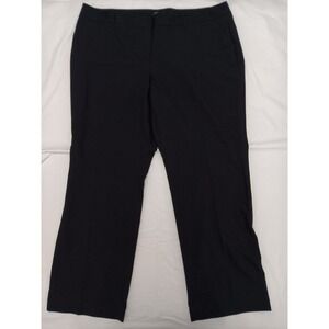 Liz Claiborne Career Woman Sophie Classic Black Dress Pants Size 24W Long Tall